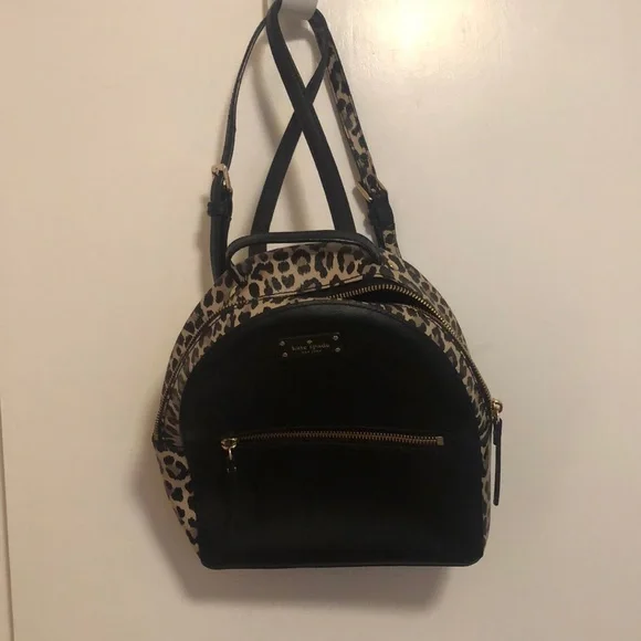 kate spade | Bags | Kate Spade Mini Black And Animal Print  display picture 1